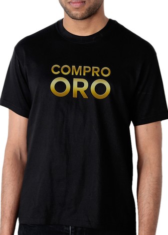 COMPRO ORO T-SHIRT BLACK
