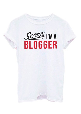 BLOGGER COTTON T-SHIRT