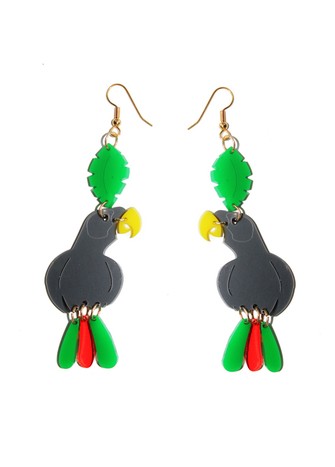 AMAZING PARROT EARRINGS