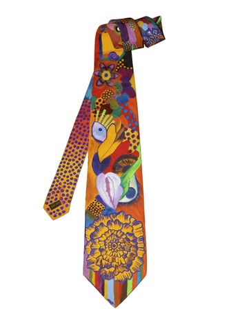 HAND-PAINTED TIE #4