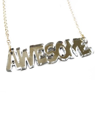 AWESOME! SILVER NECKLACE
