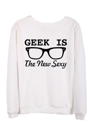 GEEK COTTON SWEATSHIRT