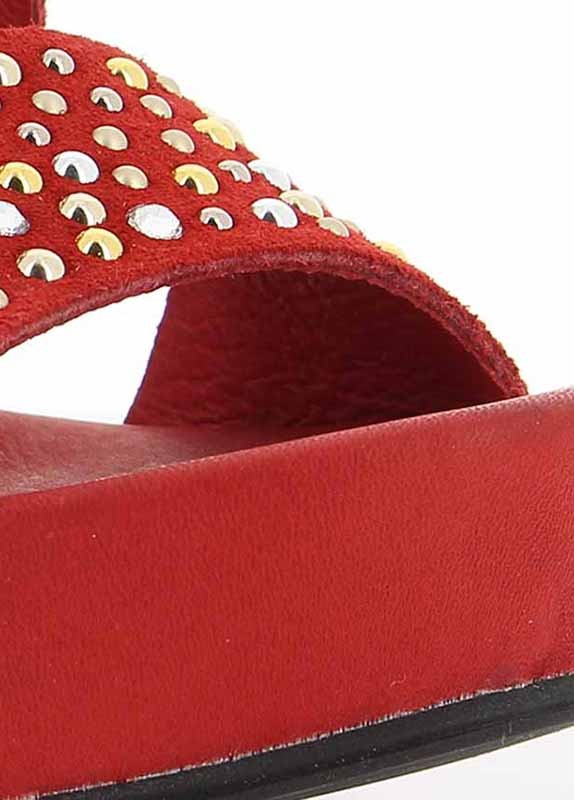 RED AMURY SANDALS