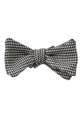 HOUNDSTOOTH SELF-TIE