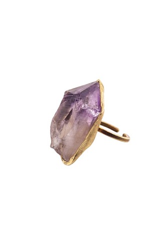 AMETHYTS QUARTZ SPECTRUM RING