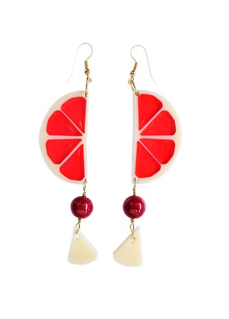 GRAPEFRUIT SURPRISE EARRINGS