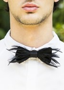 FEATHER BOW-TIE