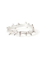 CROWN OF THORNS RING SILVER