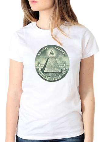 PYRAMID DOLLAR T-SHIRT WHITE