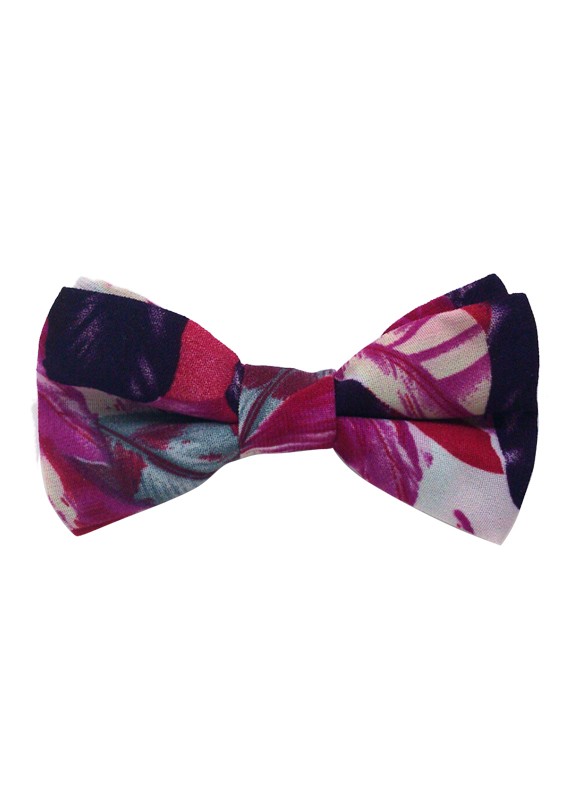 LEOPURPLE BOW-TIE