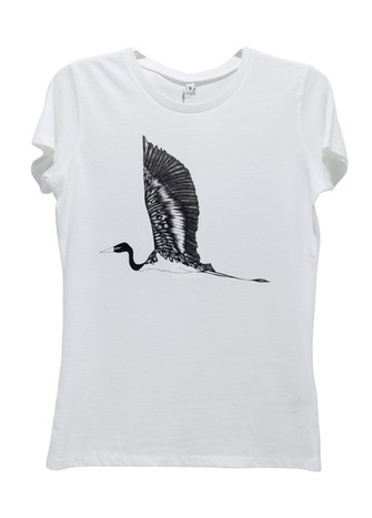 FLYING PURPLE HERON T-SHIRT