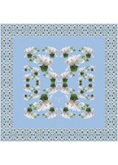 BLUE MEIHUA SCARF