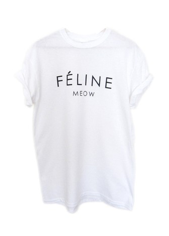 FÉLINE COTTON T-SHIRT