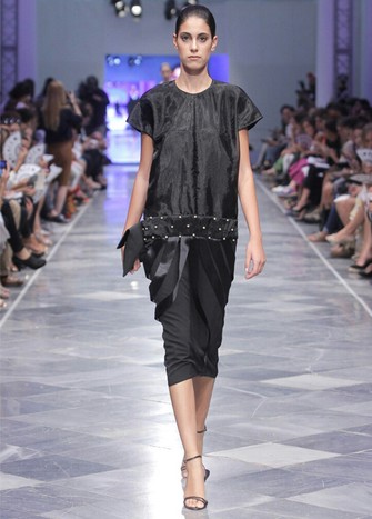 BLACK ORGANZA DRESS