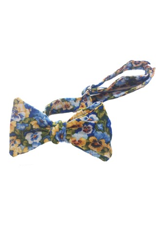 FLORAL PATTERN SELF-TIE