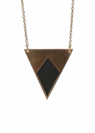 BLACK DAYTON NECKLACE