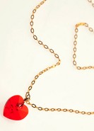 VOGUE RED HEART NECKLACE