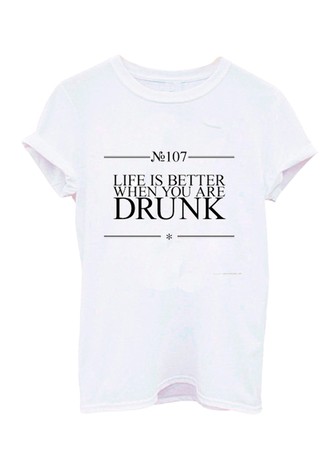 DRUNK COTTON T-SHIRT